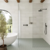 Picture of Bedrosians - Marin Trapezoid Mosaic Aloe Green