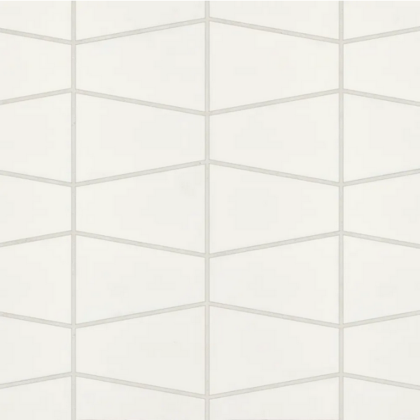 Picture of Bedrosians - Marin Trapezoid Mosaic Pearl White