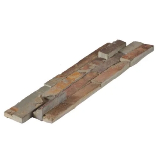 Picture of Bedrosians - Slate Stone Split Face Ledger 6 x 24 Butterscotch Split Cleft Face Mix