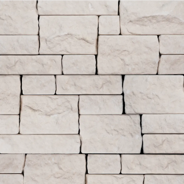 Picture of Bedrosians - Tumbled Ledger Limestone and Marble Light Beige Limestone