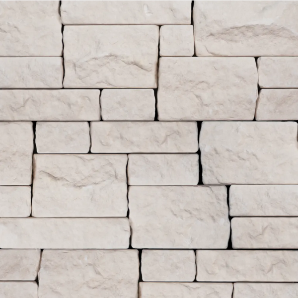 Picture of Bedrosians - Tumbled Ledger Limestone and Marble Light Beige Limestone