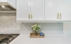 Picture of Bedrosians - Marble Stone Chevron Mosaic White Carrara Polished