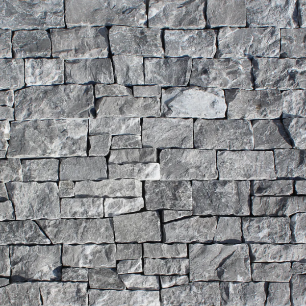 Picture of Bedrosians - Marble Stone Jumbo Ledger Fossil Grey