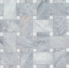 Picture of Bedrosians - Marble Stone Mosaic Jumbo Basketweave Glorious Blue with Thassos Dot
