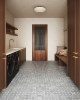 Picture of Bedrosians - Marble Stone Mosaic Jumbo Basketweave Glorious Blue with Thassos Dot