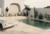 Picture of Bedrosians - Travertine Stone Versailles Pattern Mediterranean Ivory