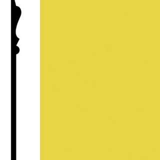 Picture of Burke - Edge Effects Elegance 6 Wall Base Daffodil