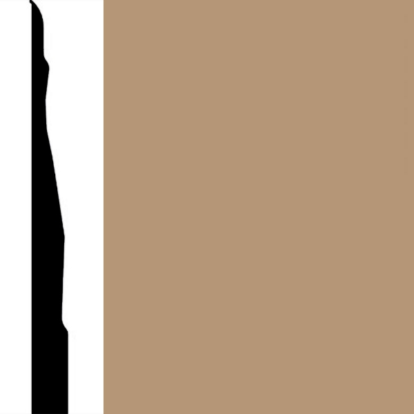 Picture of Burke - Edge Effects Marquee 4 1/4 Wall Base Clay