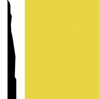 Picture of Burke - Edge Effects Marquee 4 1/4 Wall Base Daffodil