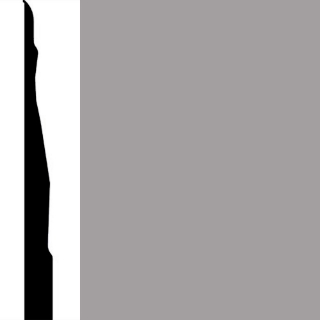 Picture of Burke - Edge Effects Marquee 4 1/4 Wall Base Gray