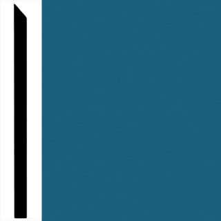 Picture of Burke - Edge Effects Simple 4 1/4 - 3/8 Thick Wall Base Ocean Blue