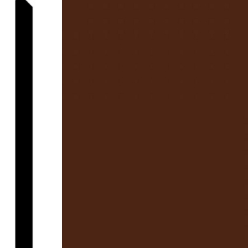 Picture of Burke - Edge Effects Simplicity 6 Wall Base Brown