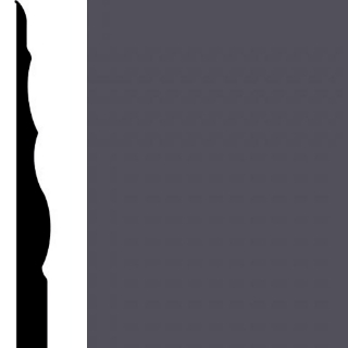 Picture of Burke - Edge Effects Sophisticate 4 1/4 Wall Base Blackbrown