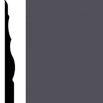 Picture of Burke - Edge Effects Sophisticate 4 1/4 Wall Base Blackbrown
