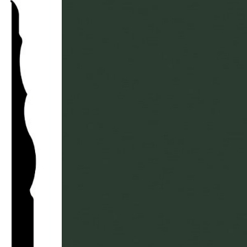 Picture of Burke - Edge Effects Sophisticate 4 1/4 Wall Base Dark Forest