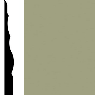 Picture of Burke - Edge Effects Sophisticate 4 1/4 Wall Base Frosted Jade