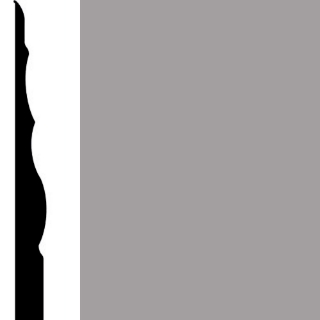 Picture of Burke - Edge Effects Sophisticate 4 1/4 Wall Base Gray