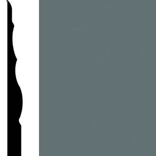 Picture of Burke - Edge Effects Sophisticate 4 1/4 Wall Base Gray Blue