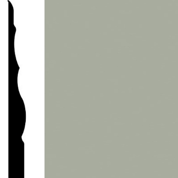 Picture of Burke - Edge Effects Sophisticate 4 1/4 Wall Base Light Gray