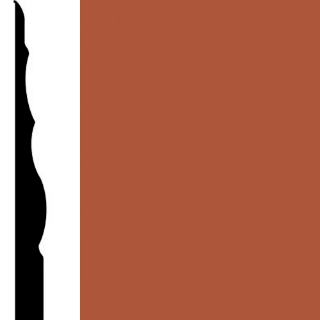 Picture of Burke - Edge Effects Sophisticate 4 1/4 Wall Base Mango