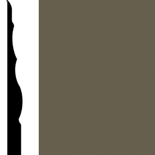 Picture of Burke - Edge Effects Sophisticate 4 1/4 Wall Base Mocha