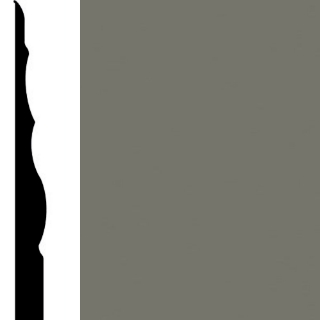 Picture of Burke - Edge Effects Sophisticate 4 1/4 Wall Base Moonbeam