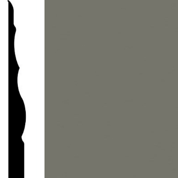 Picture of Burke - Edge Effects Sophisticate 4 1/4 Wall Base Moonbeam
