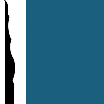 Picture of Burke - Edge Effects Sophisticate 4 1/4 Wall Base Ocean Blue