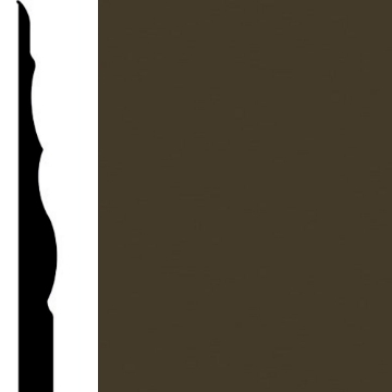 Picture of Burke - Edge Effects Sophisticate 4 1/4 Wall Base Pecan
