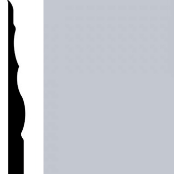 Picture of Burke - Edge Effects Sophisticate 4 1/4 Wall Base Sky Gray