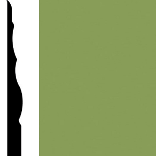 Picture of Burke - Edge Effects Sophisticate 4 1/4 Wall Base Sugar Snap