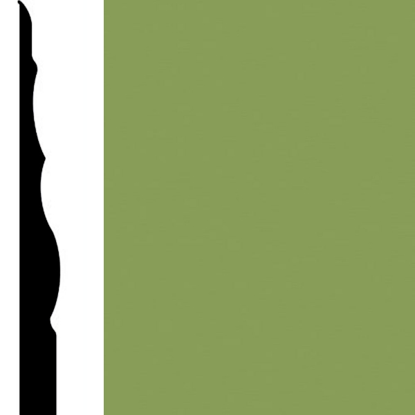 Picture of Burke - Edge Effects Sophisticate 4 1/4 Wall Base Sugar Snap