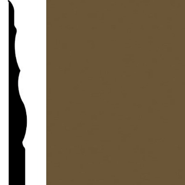 Picture of Burke - Edge Effects Sophisticate 4 1/4 Wall Base Tumbleweed