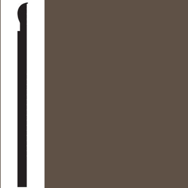 Picture of Roppe - Contours Wall Base 85 Fashion 6.25 Light Brown