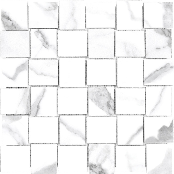 Picture of Tesoro - Mayfair Basketweave Matte Statuario Venato