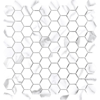 Picture of Tesoro - Mayfair Hexagon Polished Statuario Venato