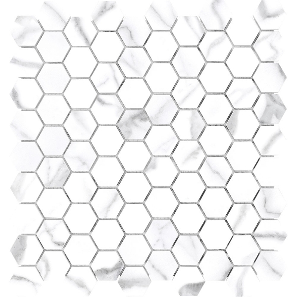 Picture of Tesoro - Mayfair Hexagon Polished Statuario Venato