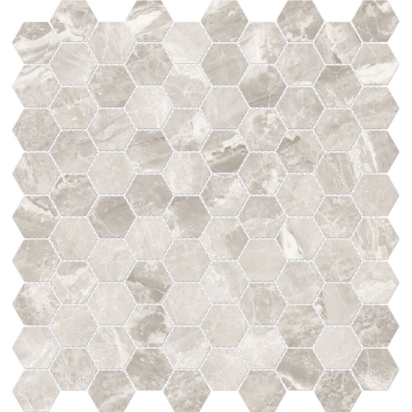 Picture of Tesoro - Mayfair Hexagon Polished Stella Argento