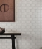 Picture of Tesoro - Soho Picket Glossy Mosaic Canvas White