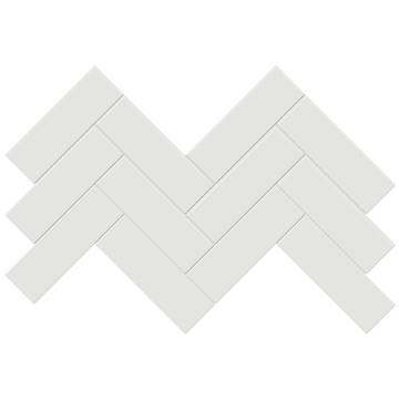 Picture of Tesoro - Soho Herringbone Mosaic Vintage Grey Glossy