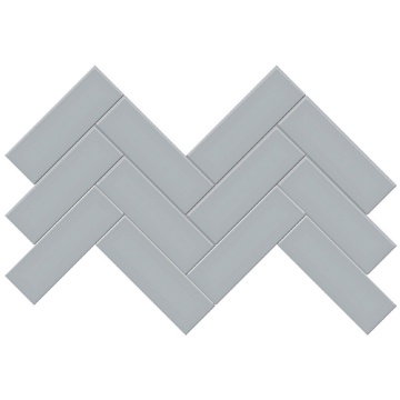 Picture of Tesoro - Soho Herringbone Mosaic Cloud Blue Matte