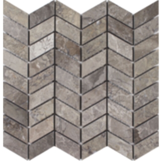 Picture of Tesoro - Metropolitan Stone Chevron Mosaic City Grey