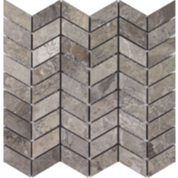 Picture of Tesoro - Metropolitan Stone Chevron Mosaic City Grey