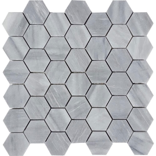 Picture of Tesoro - Pietra Antica Antiqued Stones Hexagon Mosaic 2 Cirrus Dolomiti