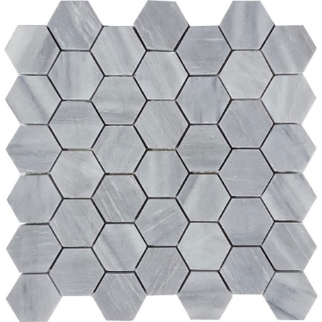 Picture of Tesoro - Pietra Antica Antiqued Stones Hexagon Mosaic 2 Cirrus Dolomiti