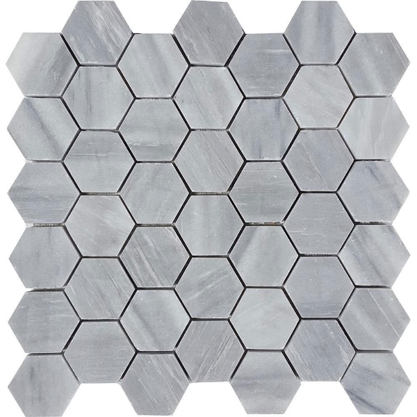 Picture of Tesoro - Pietra Antica Antiqued Stones Hexagon Mosaic 2 Cirrus Dolomiti