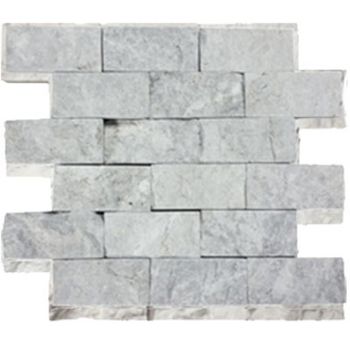 Picture of Tesoro - Pietra Antica Antiqued Stones Split Face Mosaic 2 x 4 Nuvoloso