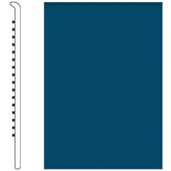Picture of Roppe - Pinnacle Rubber Wall Base 3 (No Toe Base) Blue