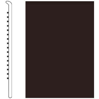 Picture of Roppe - Pinnacle Rubber Wall Base 3 1/2 (No Toe Base) Brown