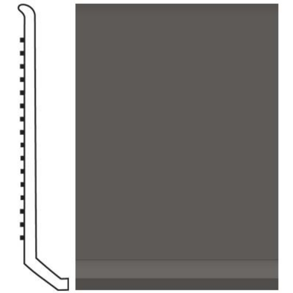 Picture of Roppe - Pinnacle Rubber Wall Base 4 (Butt Toe Base) Burnt Umber